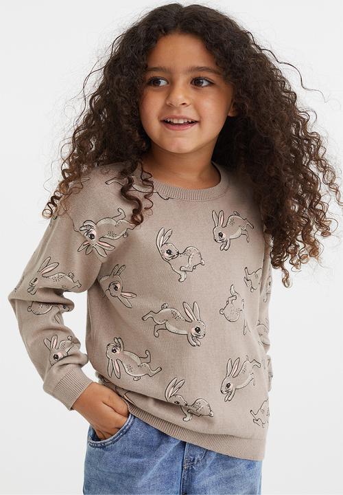 H&M - Fine-knit cotton jumper - beige