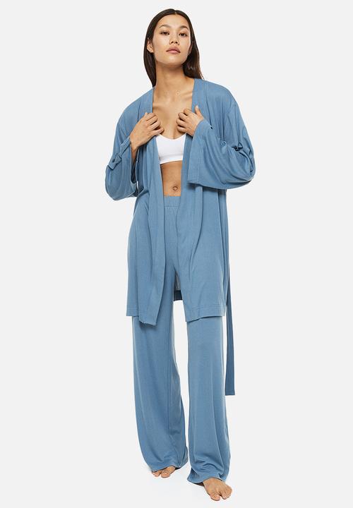 H&M - Jersey dressing gown - blue