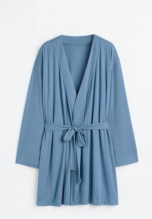 H&M - Jersey dressing gown - blue