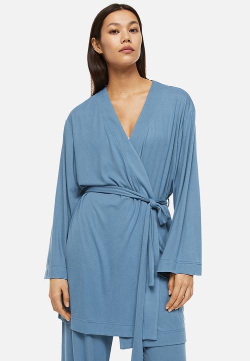 H&M - Jersey dressing gown - blue