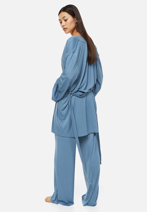 H&M - Jersey dressing gown - blue