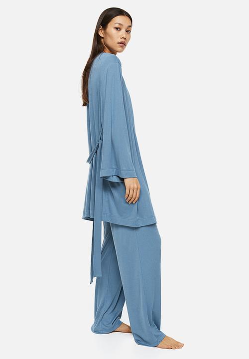 H&M - Jersey dressing gown - blue