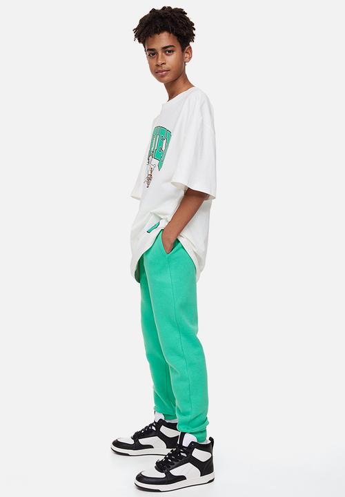 H&M - Brushed-inside joggers - green