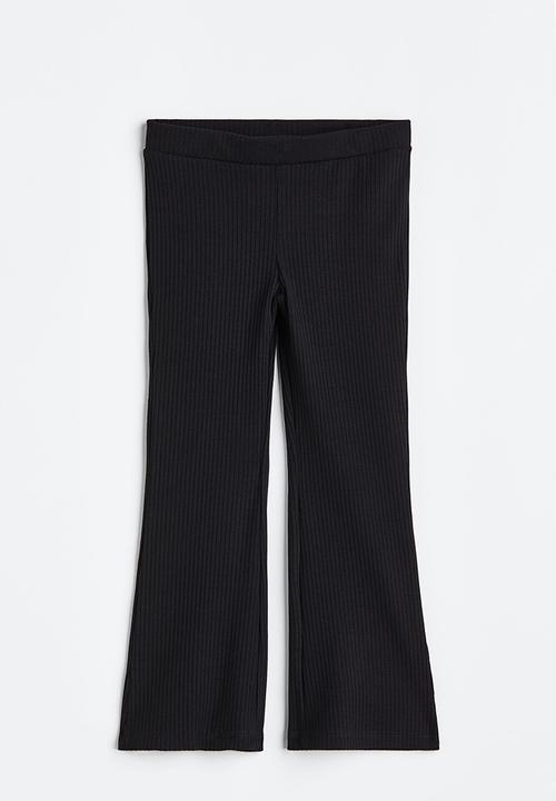 H&M - Flared leggings - black
