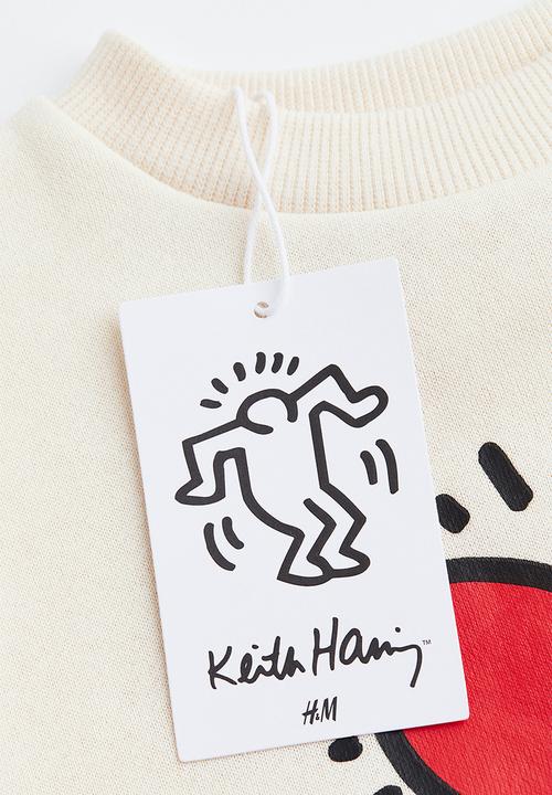 H&M - Keith Haring x H&M: 2 Piece printed set - natural white/keith haring