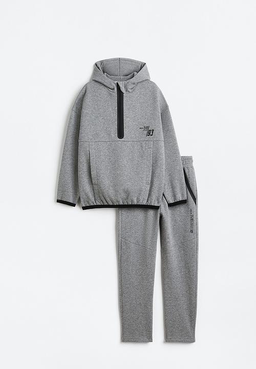 H&M - 2-piece sweatshirt set - grey marl