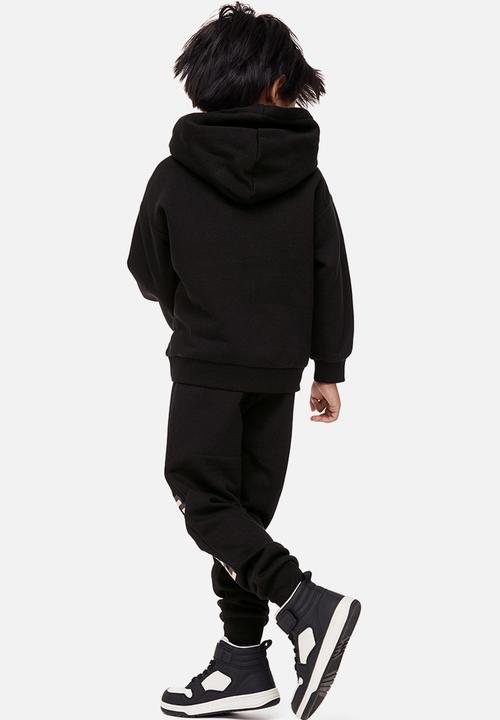 H&M - 2-piece printed sweatshirt set - black/pokémon 