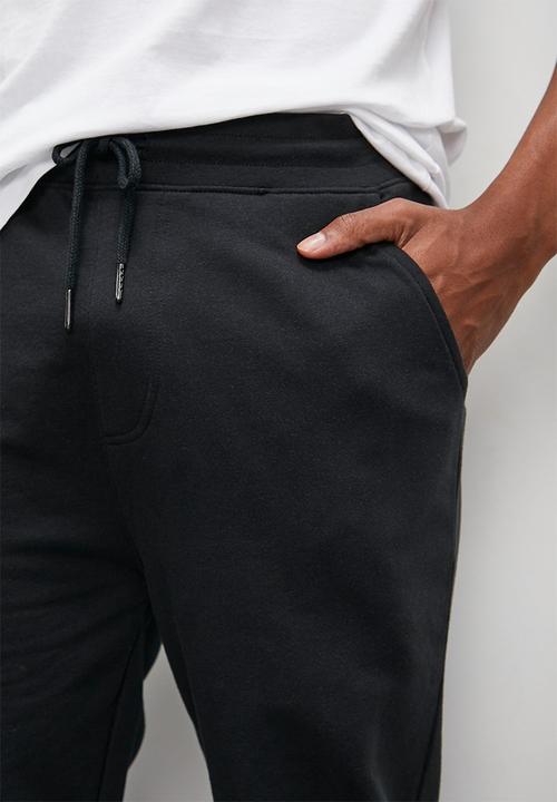 STYLE REPUBLIC - Skinny sr tapered cargo sweatpant - black
