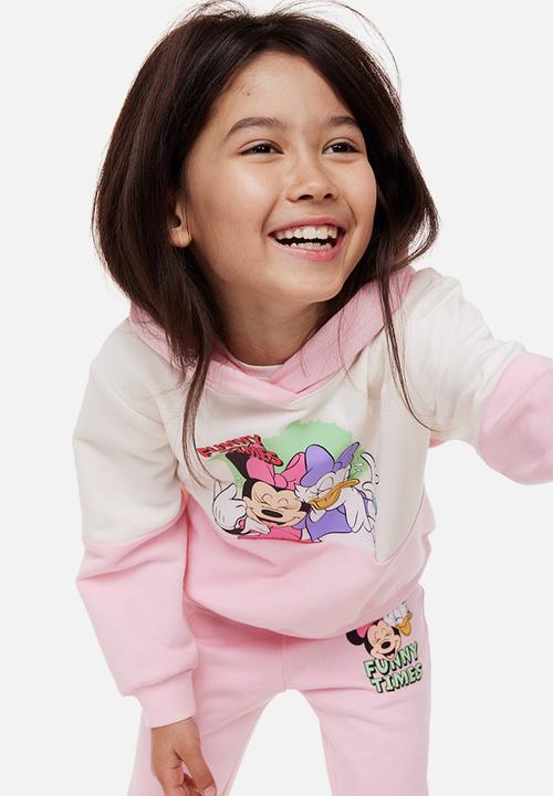 H&M - 2 Piece printed sweatshirt set - pink