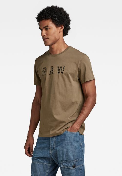 G-STAR - Raw r t compact jersey i o - deep walnut