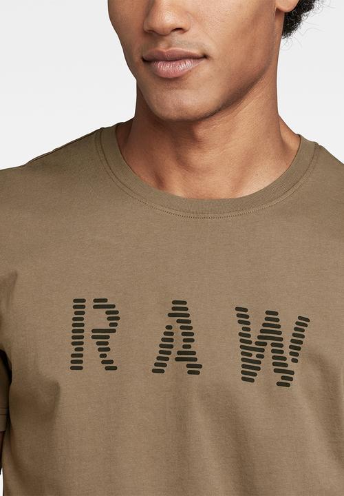 G-STAR - Raw r t compact jersey i o - deep walnut