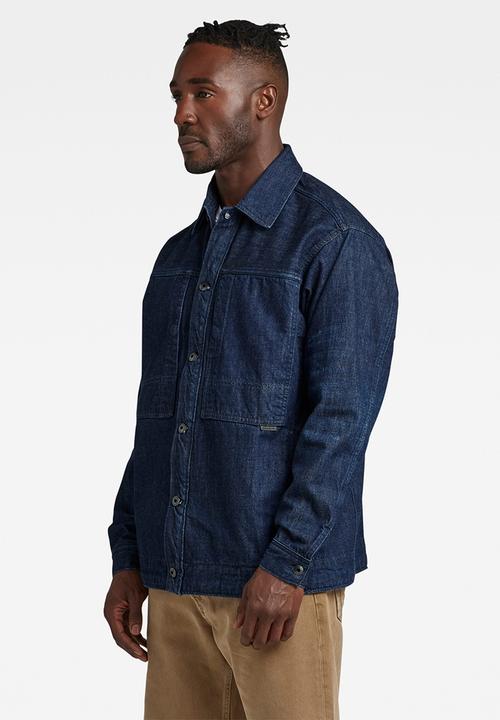 G-STAR - Us navy shanorak jondal denim r - worn in waterfront