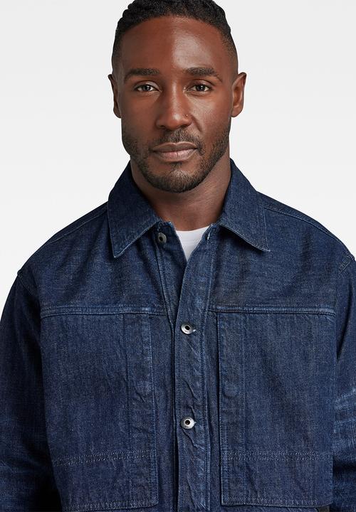 G-STAR - Us navy shanorak jondal denim r - worn in waterfront
