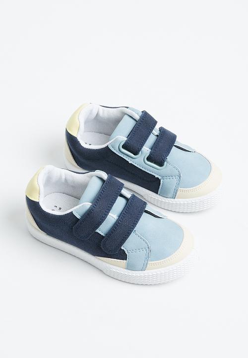 Cotton On - Darcy double strap trainer - blue/yellow