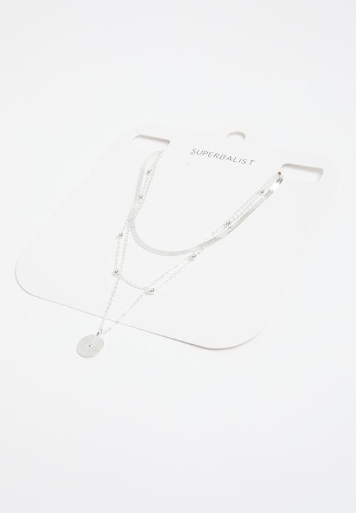 Superbalist - Piper layered necklace - silver