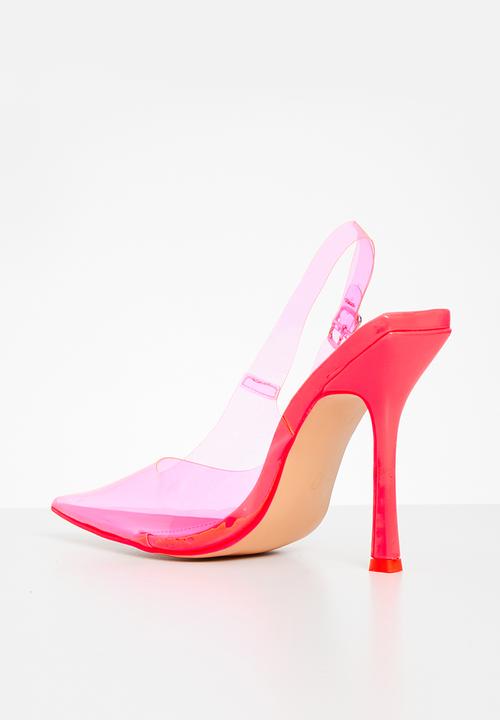 Public Desire - Infinity court heel - neon pink