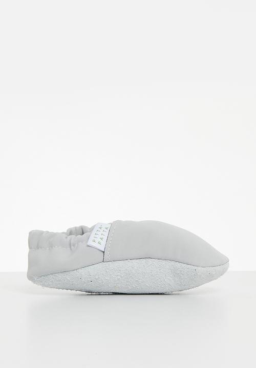 Pitta-Patta Shoes - Slipper softshell - light grey