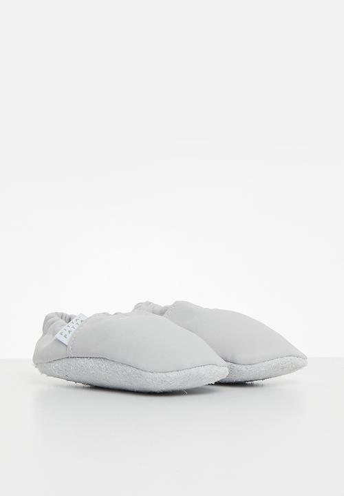 Pitta-Patta Shoes - Slipper softshell - light grey