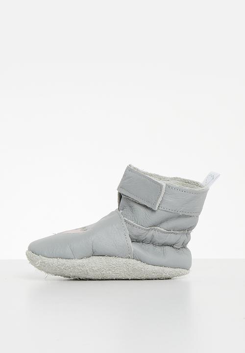 Pitta-Patta Shoes - Boot heart - light grey