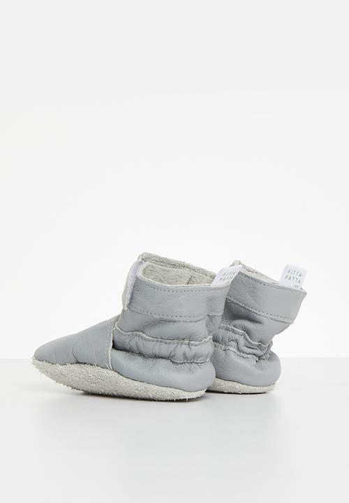 Pitta-Patta Shoes - Boot heart - light grey