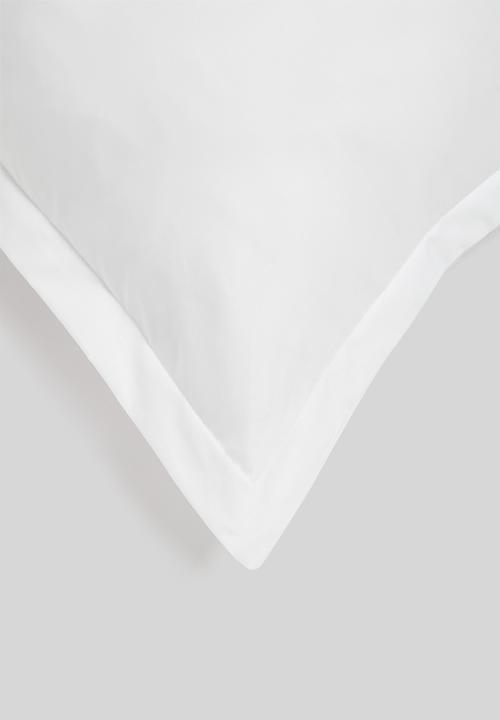 Sheraton Textiles - 600tc Egyptian Cotton standard pillowcase - white 