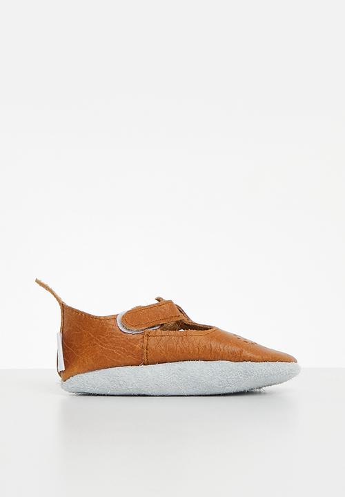 Pitta-Patta Shoes - Baby doll brogue - light vintage