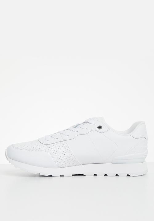 Tommy Hilfiger - Tommy jeans lifestyle leather runner - white