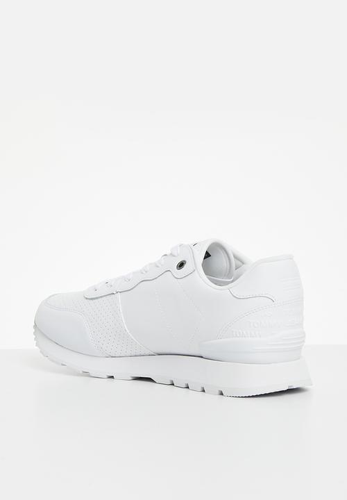 Tommy Hilfiger - Tommy jeans lifestyle leather runner - white