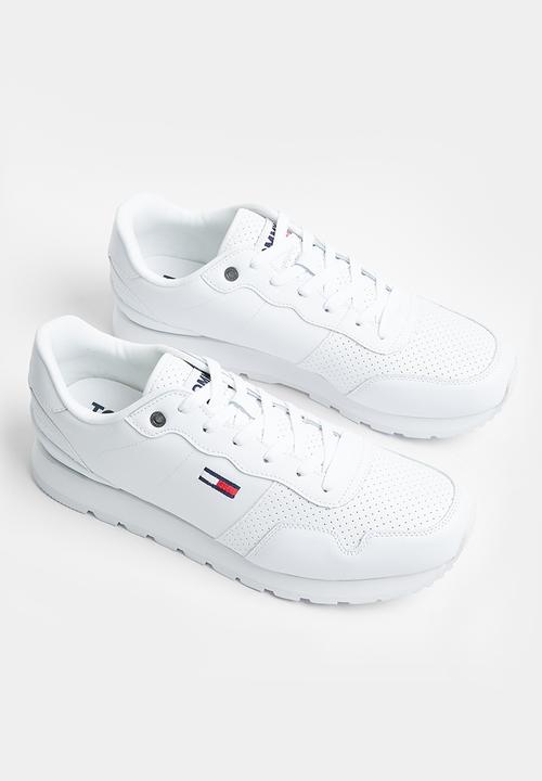 Tommy Hilfiger - Tommy jeans lifestyle leather runner - white