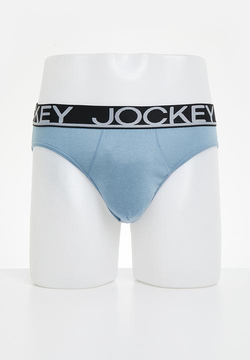 Jockey - 3+1 Pk Jockey plain brief - bright cobalt, cabernet, springlake, black