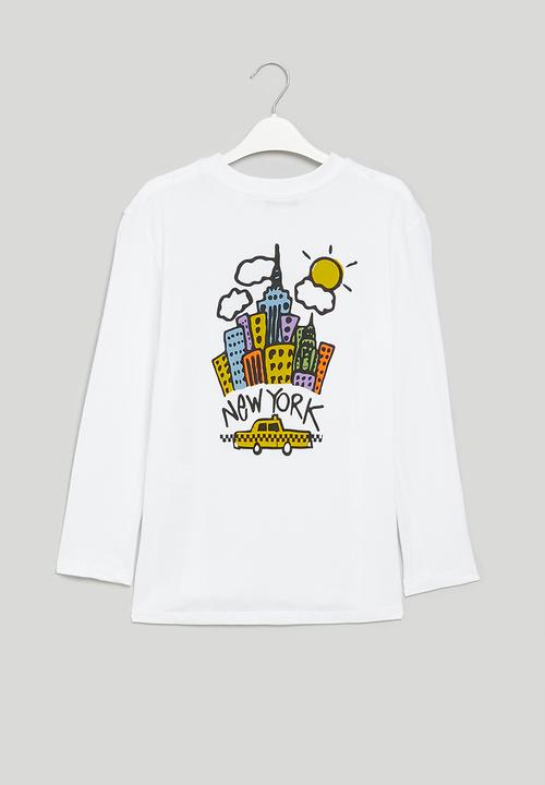 Superbalist - Boys graphic tee - white