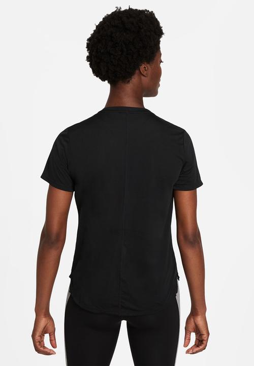 Nike - W nk one df short sleeve std top - black & white