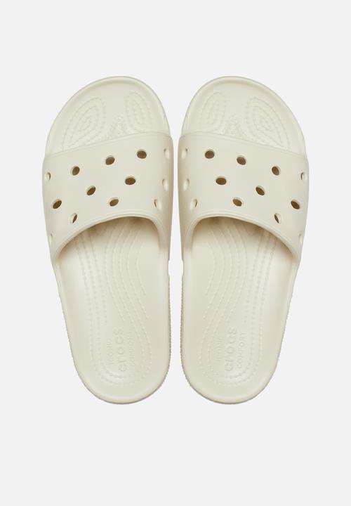 Crocs - Classic crocs slide sandal - bone