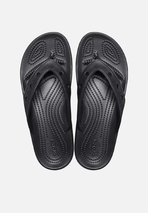 Crocs - Classic crocs flip sandal - black