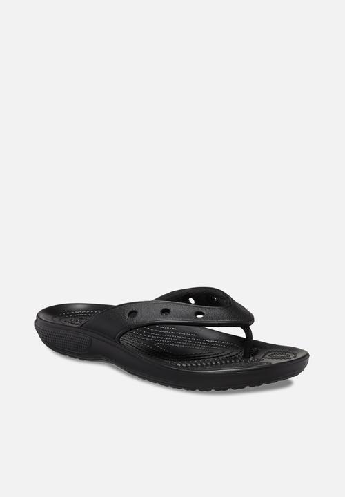 Crocs - Classic crocs flip sandal - black