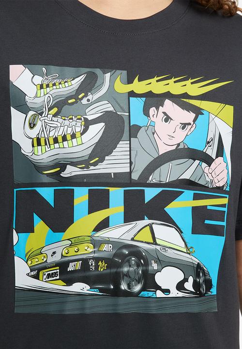 Nike - M nsw tee oc pk4 v2 - charcoal 