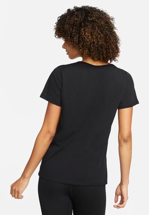 Nike - W nk df tee nike script - black & white