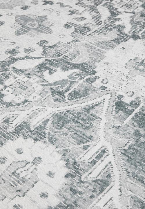 Sixth Floor - Brisbane printed rug - antique grey