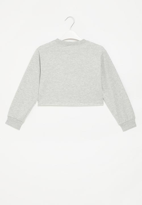 Pop Candy - Crop sweatshirt - grey