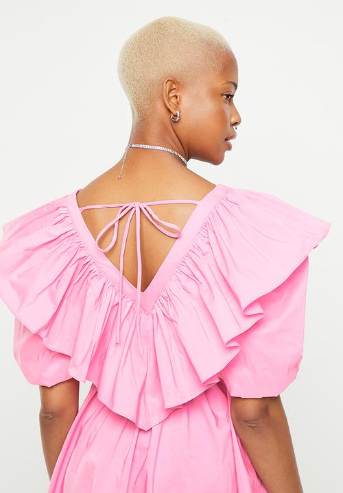 Glamorous - Frill collar mini - pink