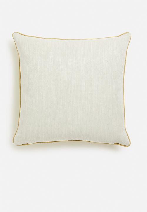 Hertex Fabrics - Milano 2 tone cushion cover- citron & crystal