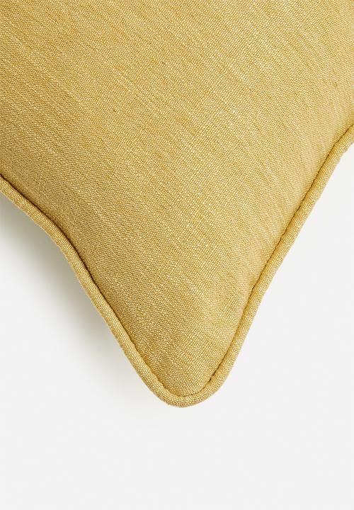 Hertex Fabrics - Milano 2 tone cushion cover- citron & crystal