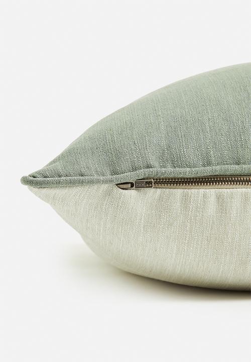 Hertex Haus - Milano 2 tone cushion cover- tide & crystal