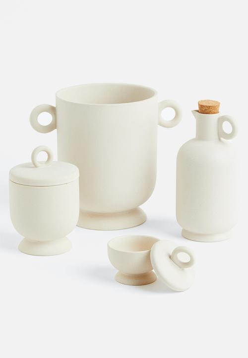 H&M - Oil and vinegar bottle - light beige