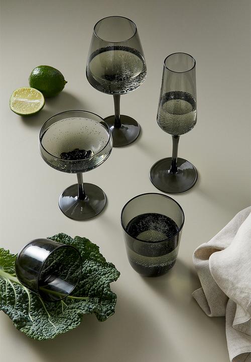 H&M - Wine glass - dark grey