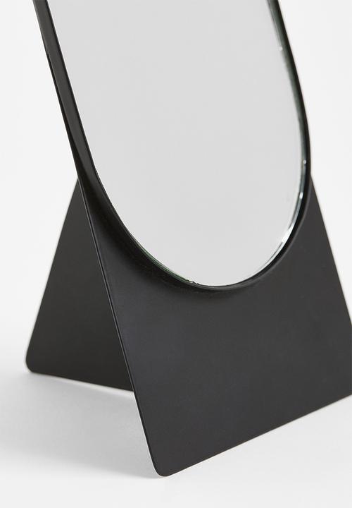 H&M - Metal table mirror - black