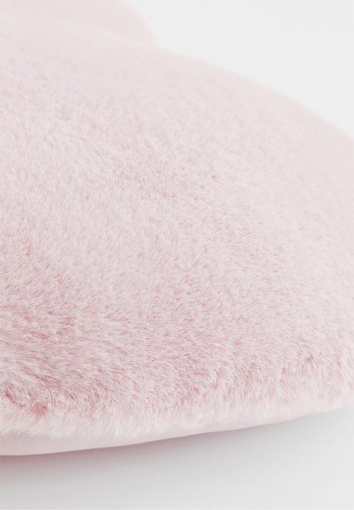 H&M - Heart-shaped cushion - light pink
