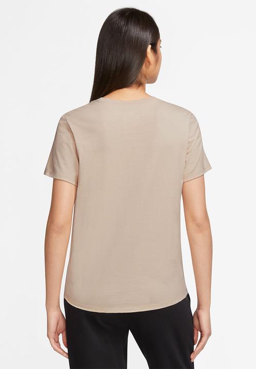 Nike - W nsw tee club - sanddrift/white