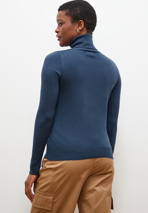 edit - Polo neck- navy1