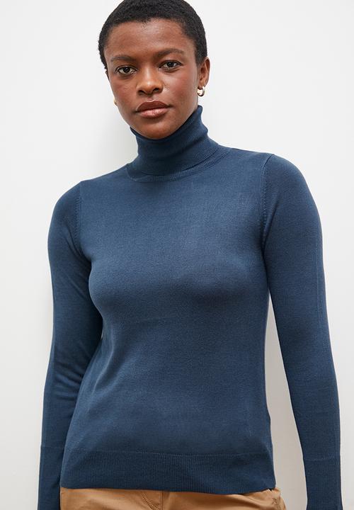 edit - Polo neck- navy1